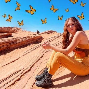 RVCA groovy sun jumpsuit